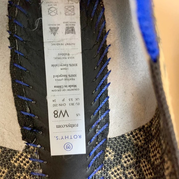 Rothy's Women's Tan Leopard Spotted Print Round Toe Flats Size 8 - Picture 6 of 12